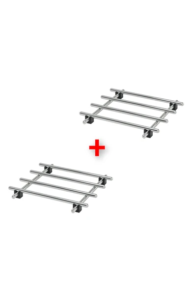 IKEA 2 Adet Nihale 18x18 Cm İkea 2'li Set Tencere Tava Altlığı Metal Altlık Paslanmaz Çelik ürün görseli 1