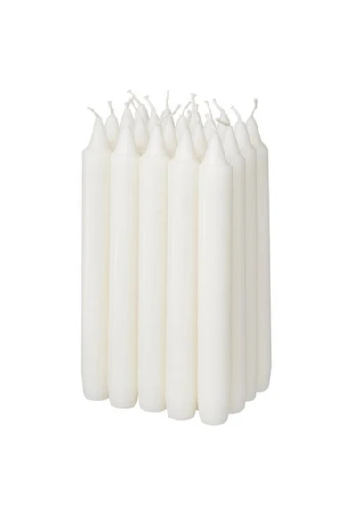IKEA Nejliksyren Şamdan mumu, beyaz ürün görseli 1