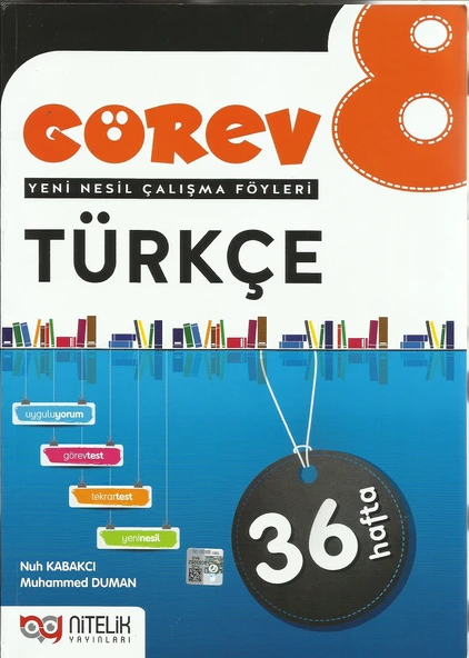 NİTELİK 8.SINIF GÖREV TÜRKÇE ürün görseli 1
