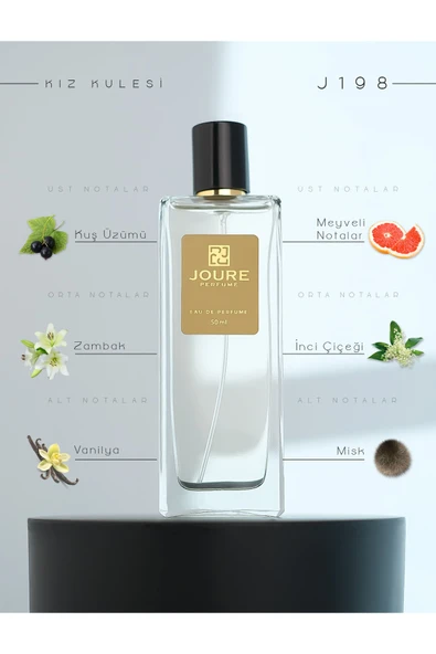 Joure J198 - Meyveli Tatlı Kokulu 50ml Kalıcı Edp Kadın Parfüm ürün görseli 1