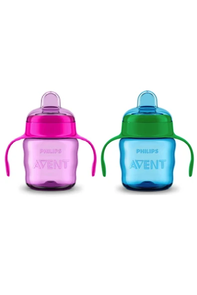 Philips Avent Unisex Çocuk Mavi Eğitici Damlatmaz Bardak 200 ml ürün görseli 1
