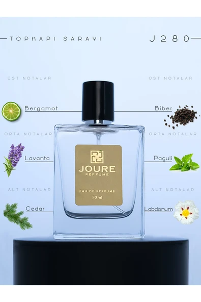 Joure J280 - Taze Baharatlar Amber Fresh Kokulu 50ml Kalıcı Edp Erkek Parfüm ürün görseli 1