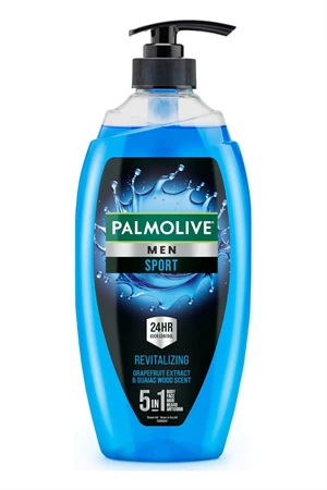 Palmolive Men Sport 5'i 1 Arada Canlandırıcı Erkek Duş Jeli 750 ml | Vücut, Yüz, Saç, El ve Ayak İçin ürün görseli 1