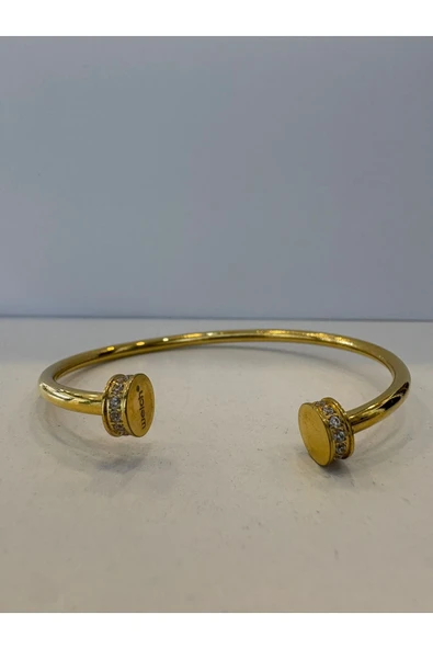 Gold Çelik Taşlı Kelepçe Bileklik 60 ürün görseli 1