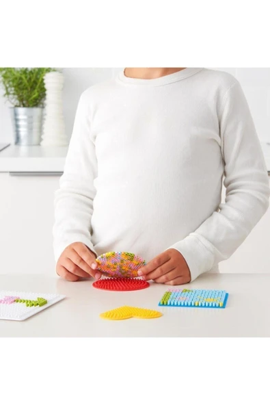 IKEA Mnsr Pyssla Boncuk Kalıbı 4 Farklı Kalıp Bir Arada ürün görseli 1
