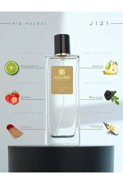 Joure J121 - Tatlı Meyveli Karamel Vanilya Kokulu 50ml Kalıcı Edp Kadın Parfüm ürün görseli 1