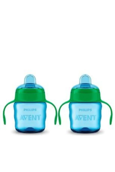Philips Avent Erkek Çocuk Eğitici Damlatmaz Bardak 6 Ay 200 ml X 2 Adet ürün görseli 1