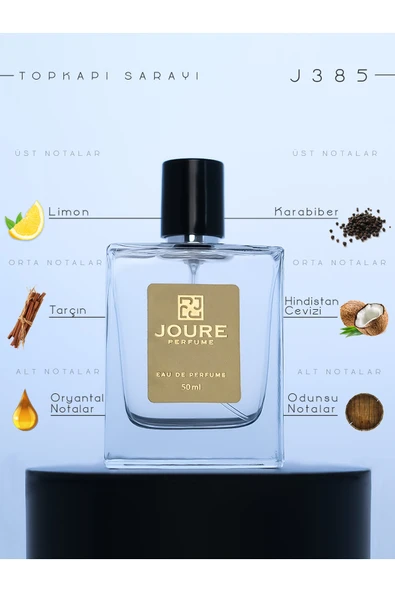 Joure J385 - Oryantal Baharatlı Odunsu Kokulu 50ml Çok Kalıcı Erkek Parfüm ürün görseli 1