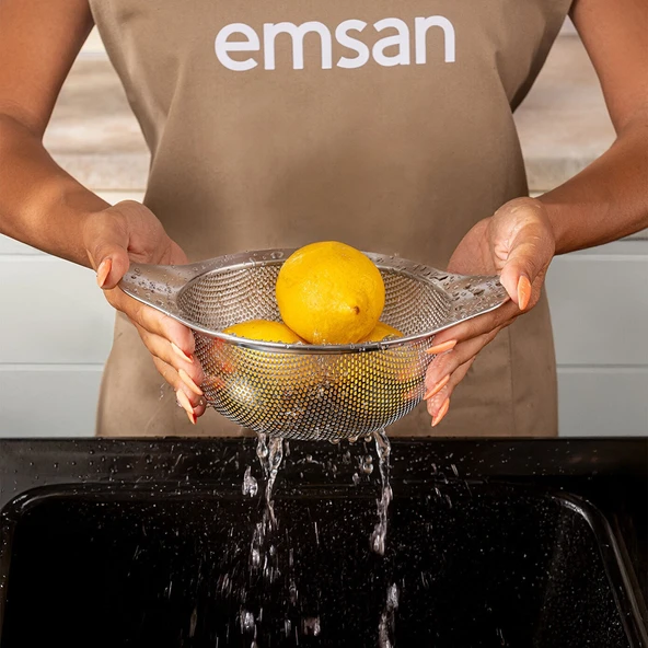 Emsan Stell Luxe Süzgeç Small 18 cm - Resim 4