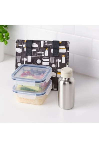 IKEA Su Matarası Paslanmaz Çelik-bej 0,5lt - Resim 4