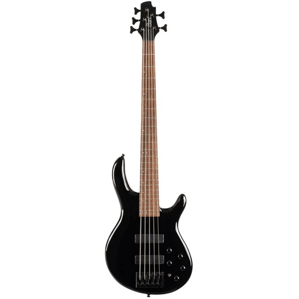 Cort C5 Deluxe Bk Bass Gitar, 5 Telli, Siyah ürün görseli 1