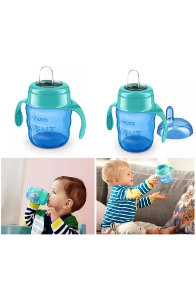 Philips Avent Eğitici Damlatmaz Polipropilen 200 ml (7 OZ) Erkek 6 Ay Bardak (MY EASY SİP CUP) ürün görseli 1