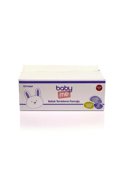 Baby&Me Temizleme Pamuğu 15 x 60 Adet ürün görseli 1