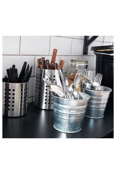 IKEA Ordnıng Paslanmaz Çelik Çatal Bıçaklık - Resim 4