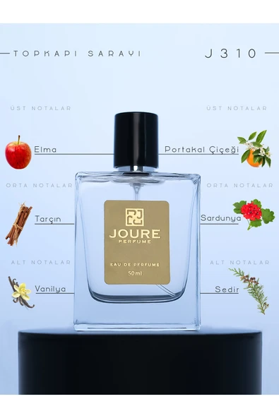 Joure J310 - Odunsu Meyveli Vanilya Kokulu 50ml Kalıcı Edp Erkek Parfüm ürün görseli 1
