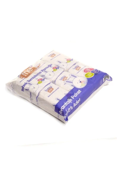 Baby &me Bebek Bakım Ve Temizleme Pamuğu 6 X 60 Adet %100 Doğal Içerikli ürün görseli 1