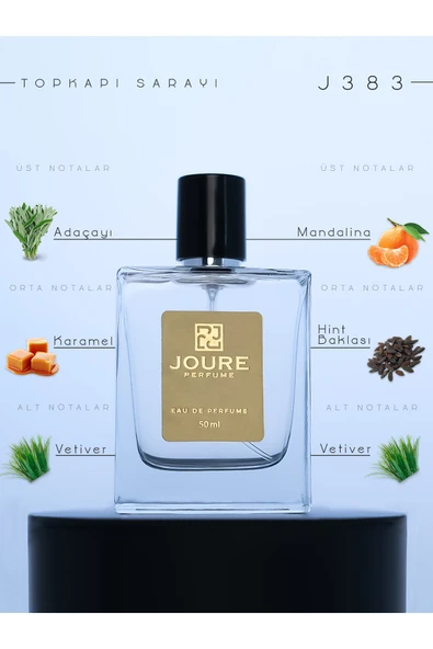 Joure J383 - Afrodizyak Etkili Vanilya Tatlı Karamel Kokulu 50ml Kalıcı Edp Erkek Parfüm ürün görseli 1