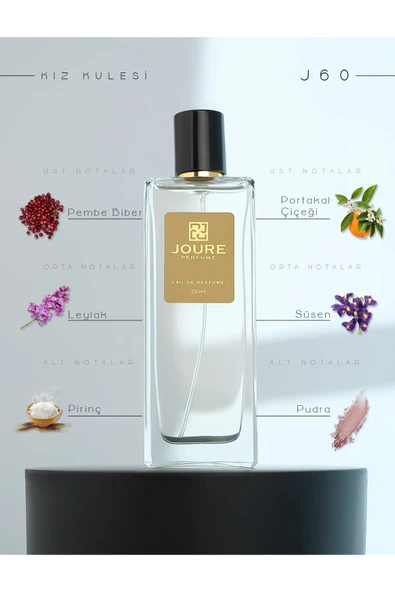J60 - Afrodizyak Etkili Portakal Çiçeği Pudralı Kokulu 50ml Kalıcı Edp Kadın Parfüm ürün görseli 1