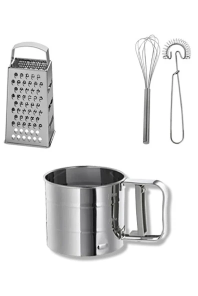 IKEA Temel Sofra&Mutfak Seti Rende + Un Eleği + 2'li Çırpıcı Seti ürün görseli 1