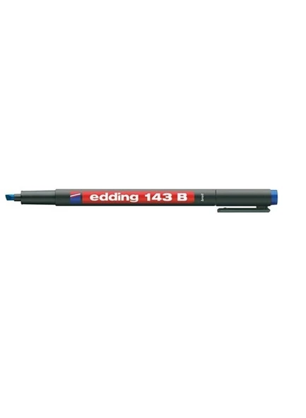 Edding Asetat Kalemi Permanent 143 B Seri 1-3 MM Mavi kesik uç 1 adet ürün görseli 1