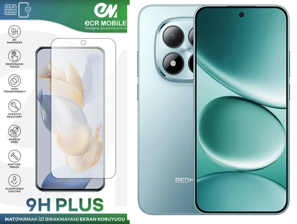 Redmi Note 15 Pro 5G ile Uyumlu Mat 9H Nano Ekran Koruyucu Parmak İzi Bırakmaz ürün görseli 1