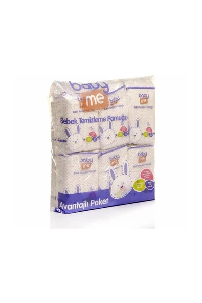 Baby&Me Temizleme Pamuğu 6lı Paket 360 Adet ürün görseli 1