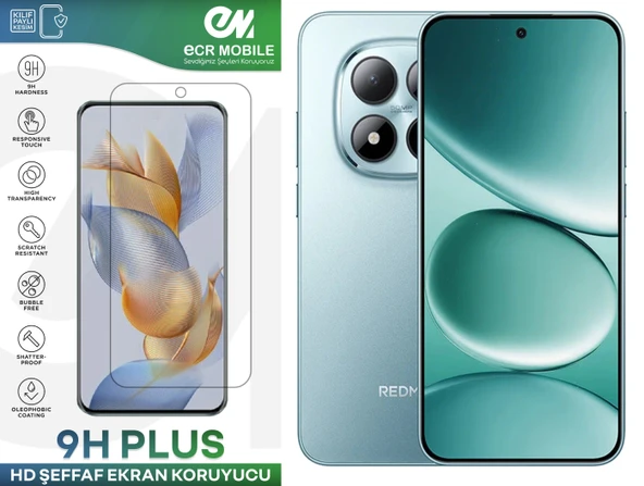 Redmi Note 15 Pro 5G ile Uyumlu HD Şeffaf 9H Nano Ekran Koruyucu ürün görseli 1