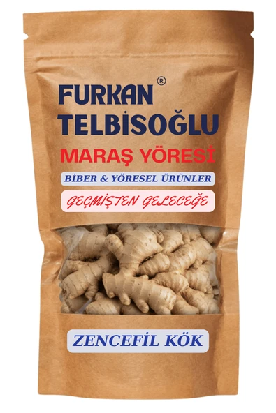 Zencefil Kök (Doğal Kurutulmuş,Elenmiş,Katkısız ) 100GR Maraş Yöresi ürün görseli 1
