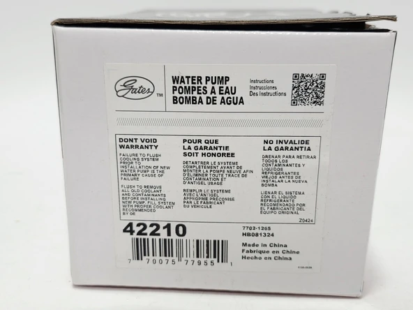 Gates 42210 Bmw Uyumlu Su Pompası - Resim 6