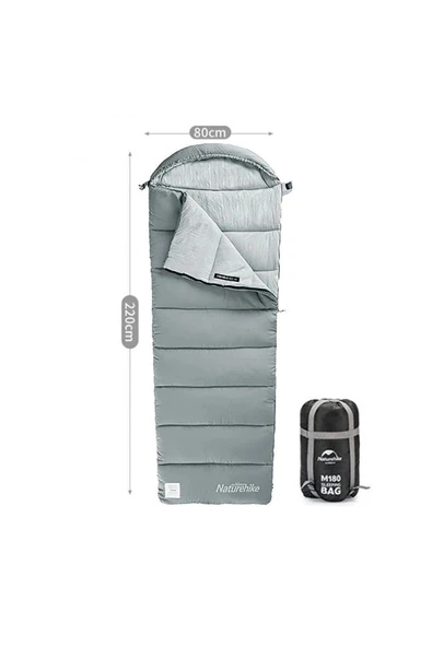 Naturehike M180 Pongee -8 Uyku Tulumu - Resim 6