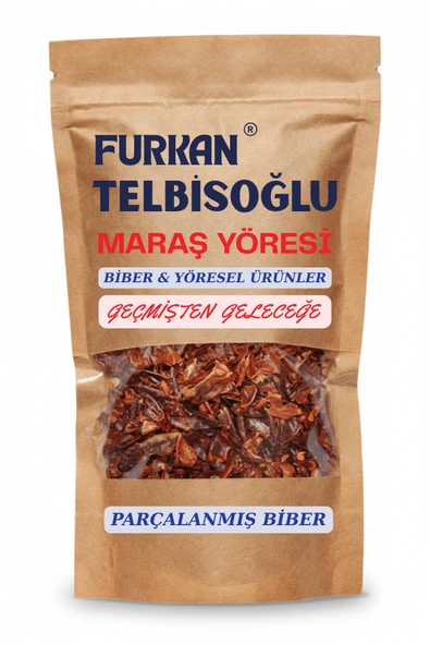 Parçalanmış Biber ( Katkısız,Yöresel) 250GR Maraş Yöresi ürün görseli 1