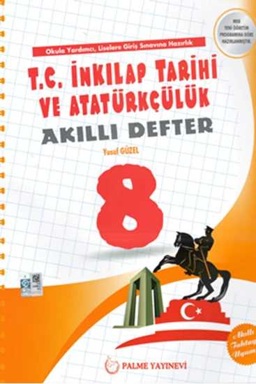PALME 8.SINIF İNKILAP TARİHİ AKILLI DEFTER ürün görseli 1