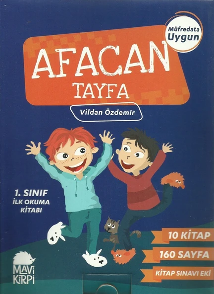 MAVİ KİRPİ AFACAN TAYFA-1 1.SINIF ( 10 KİTAP ) ürün görseli 1