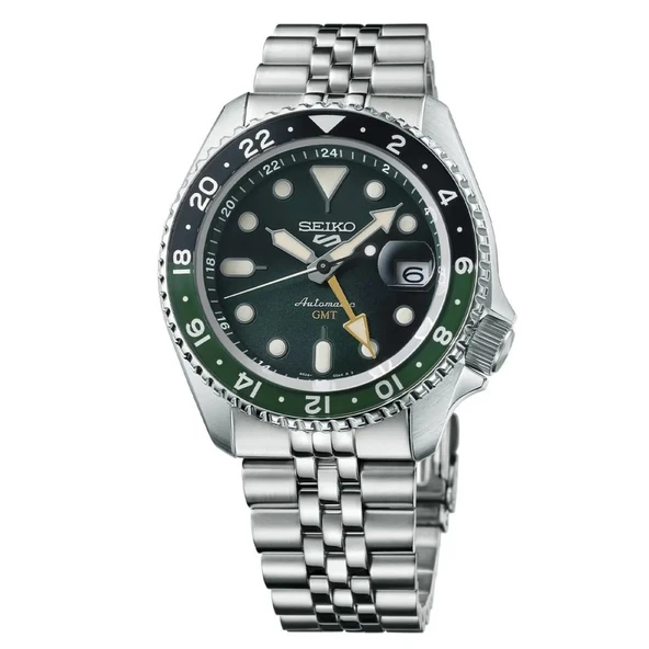 SEIKO 5 SPORTS GMT SSK035 PİLSİZ OTOMATİK SERAMİK BEZEL ÇELİK ERKEK KOL SAATİ ürün görseli 1