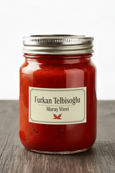 Maraş Yöresi Tatlı Biber Salçası (Katkısız,Yöresel) 1000GR Maraş Yöresi ürün görseli 1