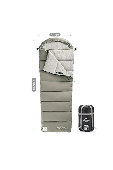 Naturehike M180 Pongee -8 Uyku Tulumu - Resim 2