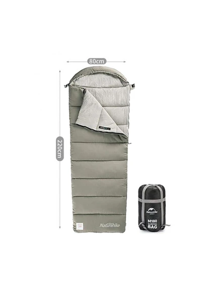 Naturehike M180 Pongee -8 Uyku Tulumu - Resim 7
