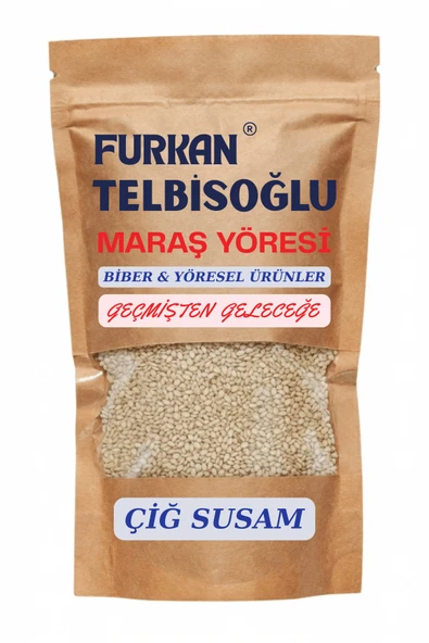 Çiğ Susam (Elenmiş,Katkısız) 25GR Maraş Yöresi ürün görseli 1