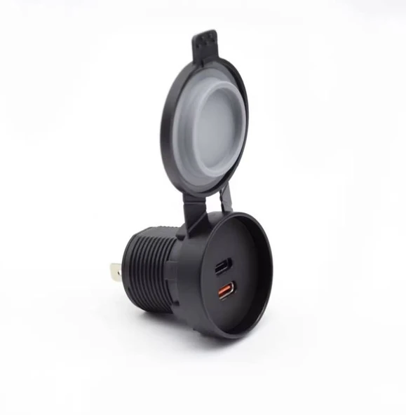 Araba Kamyon Tekne Type C Şarj Soketi 12-24V - Resim 3