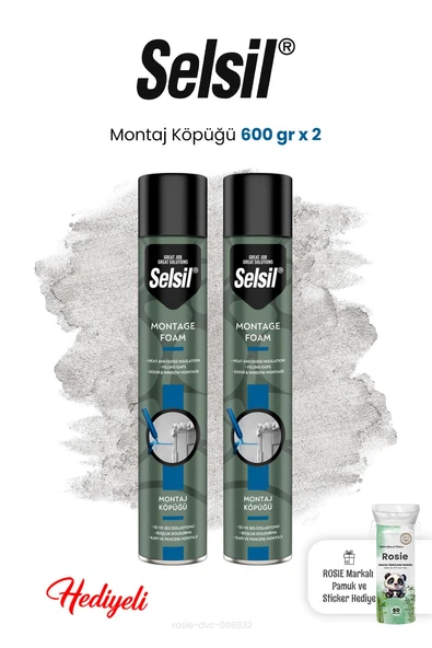 600 gr x 2 Montaj Köpüğü ve Rosie ürün görseli 1