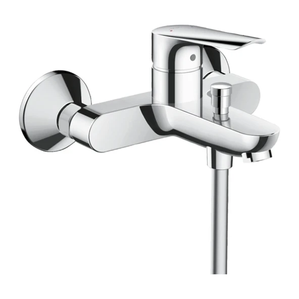 Hansgrohe Logis E Tek Kollu Banyo Bataryası Aplike Krom ürün görseli 1