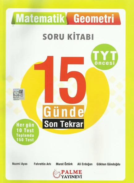 PALME TYT 15 GÜNDE SON TEKRAR MAT.-GEO. ürün görseli 1