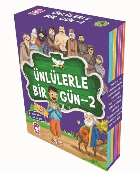 TİMAŞ ÜNLÜLERLE BİR GÜN-2 ( 10 Kitap ) ürün görseli 1