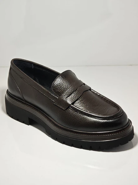 Tetri K416-1 Ramonelli Model Gerçek Deri El Yapımı Erkek Kahve Casual Ayakkabı ürün görseli 1