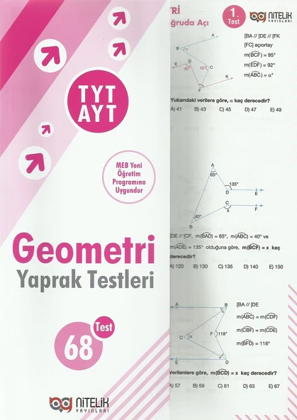 NİTELİK TYT&AYT GEOMETRİ YAPRAK TEST ürün görseli 1