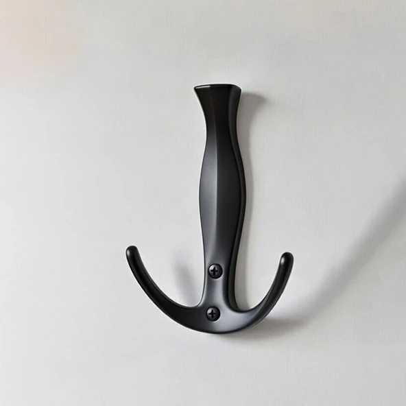 Yeniçeri Metal Portmanto Askı Siyah Duvar Askısı Modern Askılık Ceket Mont Anahtar Askısı ürün görseli 1