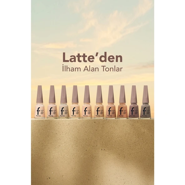 Flormar Oje No 002 Latte BARE MACCHIATO - Resim 3