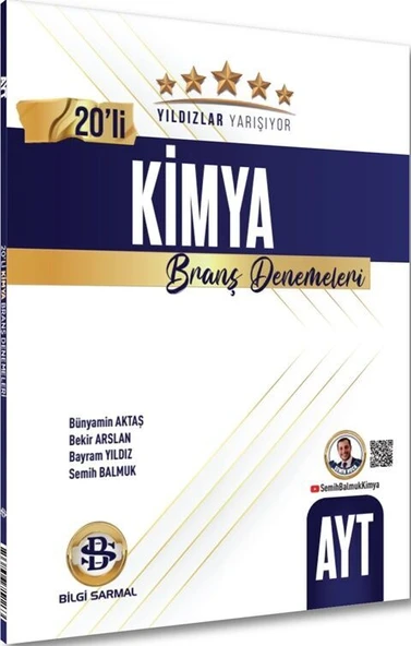 Yıldızlar Yarışıyor AYT Kimya 20 li Branş Denemesi ürün görseli 1