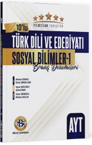 Yıldızlar Yarışıyor AYT Türk Dili ve Edebiyatı Sosyal Bilimler 1 10 lu Branş Denemeleri ürün görseli 1