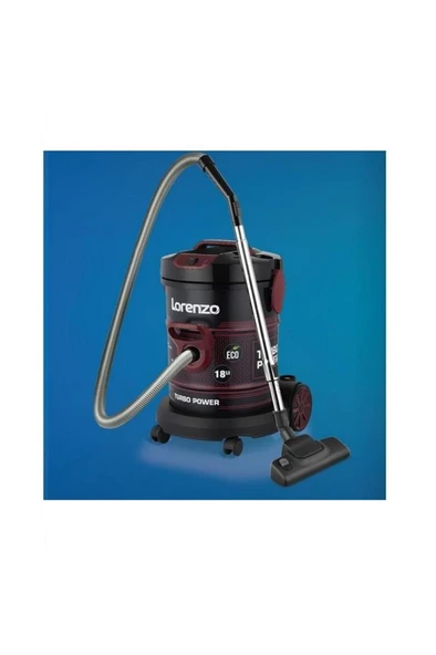Lorenzo Mercury Metal Kazanlı Dry Torbalı Süpürge Bordo ürün görseli 1